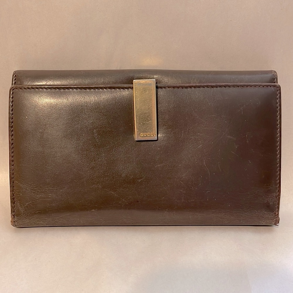 Authentic Vintage Gucci Long Wallet
